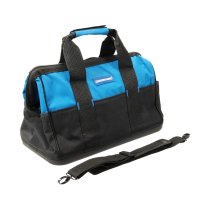 Silverline Tool Bag Hard Base Wide Mouth 400 x 200 x 300mm