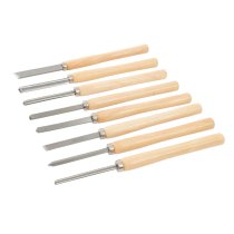 Silverline Wood Turning Chisel Set 8pce 360mm