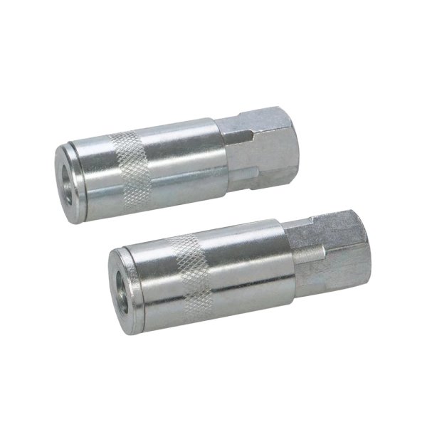 Silverline Air Line Quick Coupler 2pk 1/4" BSP