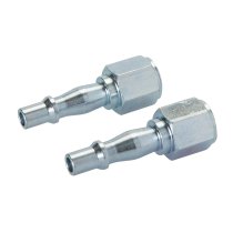 Silverline Air Line Coupling Bayonet Female Thread 2pk 1/4″ BSP