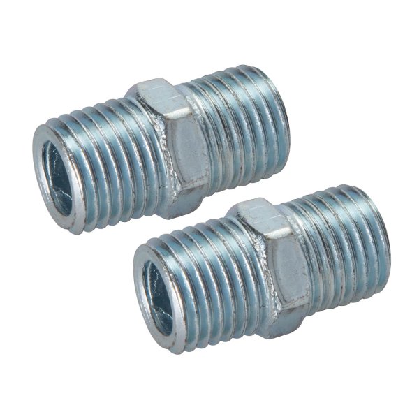 Silverline Air Line Equal Union Connector 2pk 1/4" BSPT