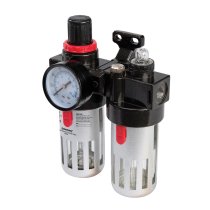 Silverline Air Filter Regulator & Lubricator 150ml