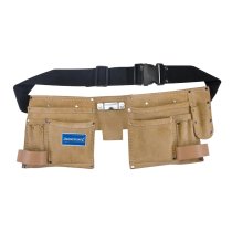 Silverline Double Pouch Tool Belt 11 Pocket 300 x 200mm