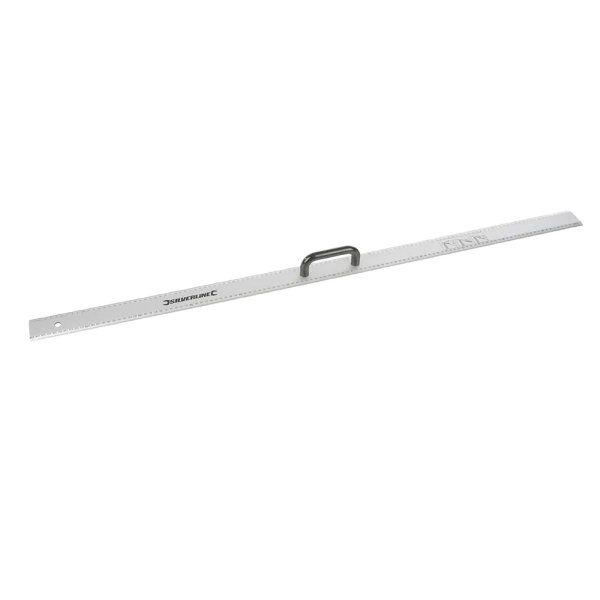 Silverline Aluminium Rule with Handle 1200mm