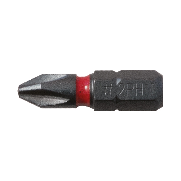 Blue Steel impact bit ph2 x 25mm - pack 3