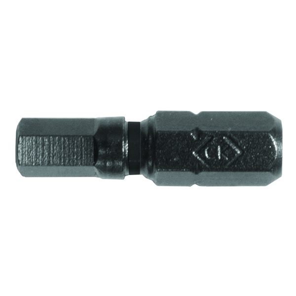 Blue Steel impact bit 4mm Hex x 25mm