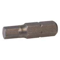 2.5mm x 25mm hexagon standard driver bit