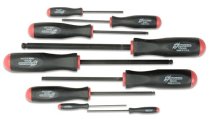 BONDHUS BSX9 Ball Driver Hex Screwdriver 9pcs Metric Set 1.5mm-10mm, 10699