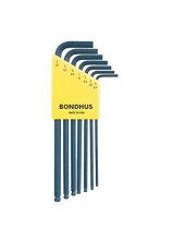 BONDHUS BLX7 BallEnd Hex Key 7pcs Imperial Set 5/64″-3/16″, 10945