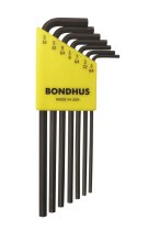 BONDHUS HLX7 Hex Key 7pcs Imperial Set 5/64″-3/16″, 12145