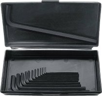 BONDHUS MHLX13 Key 13pcs Imperial Set 1/16"-1/2" Plastic Box, 12342