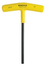 BONDHUS 5/64″ T-Handle 6″ Hex Driver, 15204