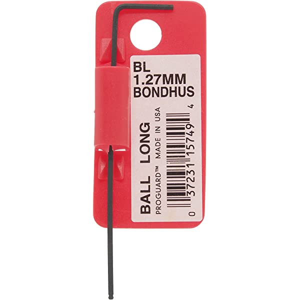 BONDHUS BL2.5 BallEnd Hex Key Barcoded 2.5mm, 15754