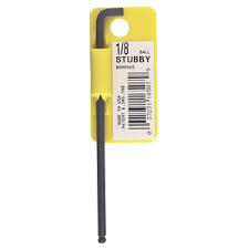 BONDHUS SBL0.050 Stubby BallEnd Hex Key 0.50", 16502