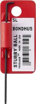 BONDHUS SBL2.5 Stubby BallEnd Hex Key 2.5m, 16554