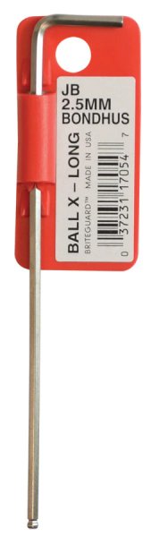 BONDHUS BL5.0B BriteGuard BallEnd Hex Key 5mm, 17064