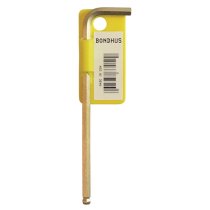 BONDHUS BL0.050G Gold BallEnd Hex Key 0.050″, 37902