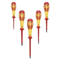 Dextro VDE Screwdriver set - 6 Piece Slotted/PZD