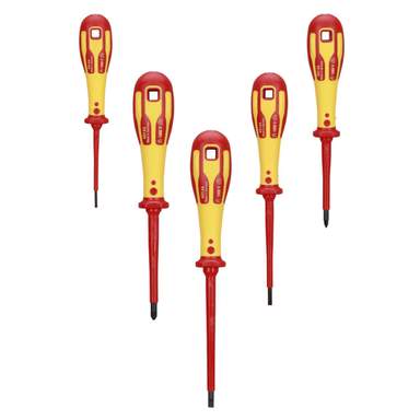 Dextro VDE Screwdriver set - 6 Piece Slotted/PZD