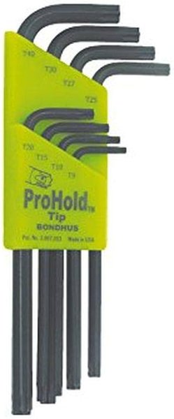 BONDHUS PHTX8 Prohold Torx Key 8pcs Set TX9-TX40, 71834