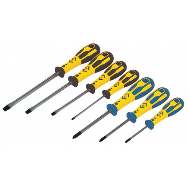 Dextro 7pc slotted and pozi driver kit