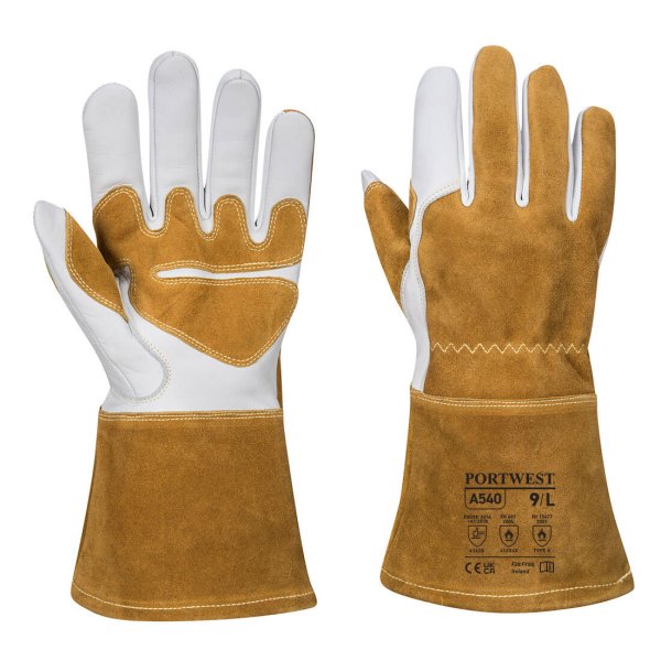 A540 - Mig Welding Gauntlet Brown