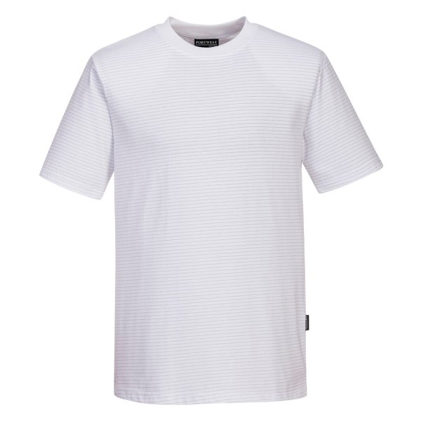 AS20 - Anti-Static ESD T-Shirt White