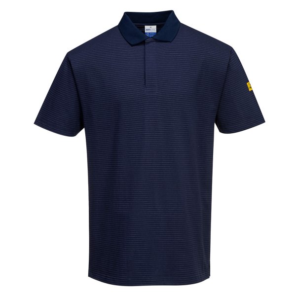 AS21 - Anti-Static ESD Polo Shirt Navy