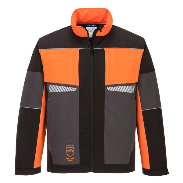 CH15 - Oak Professional Chainsaw Jacket Black/Orange