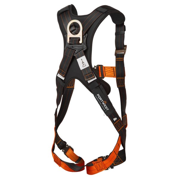 FP71 - Portwest Ultra 1 Point Harness Black/Orange