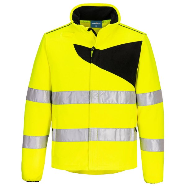 PW274 - PW2 Hi-Vis Fleece Yellow/Black