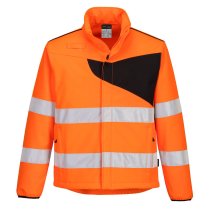 PW275 - PW2 Hi-Vis Softshell (2L) Orange/Black