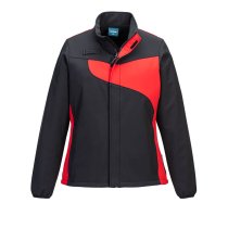 PW278 - PW2 Women's Softshell (2L) Black/Red