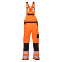 PW344 - PW3 Hi-Vis Bib and Brace Orange/Black