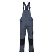 PW346 - PW3 Work Bib and Brace Zoom Grey/Black