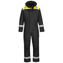 PW353 - PW3 Winter Coverall Black/Yellow