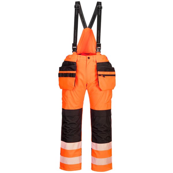 PW356 - PW3 Hi-Vis Rain Trousers Orange/Black