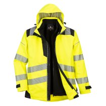 PW365 - PW3 Hi-Vis 3-in-1 Jacket Yellow/Black