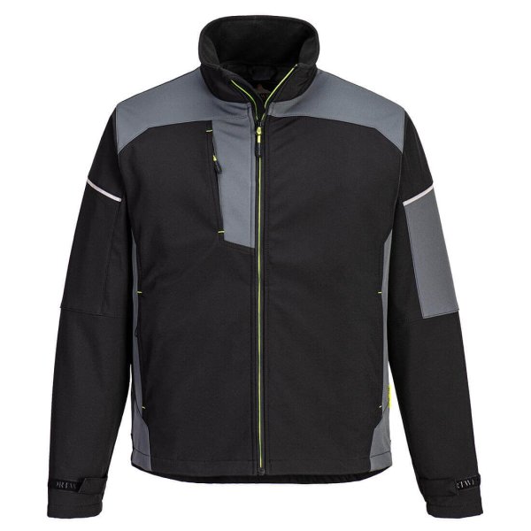 PW378 - PW3 Softshell Jacket (3L) Black/Zoom Grey