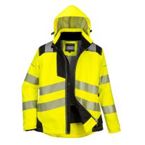 PW382 - PW3 Hi-Vis Women's Winter Jacket Yellow/Black