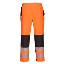 PW386 - PW3 Hi-Vis Women's Rain Trousers Orange/Black