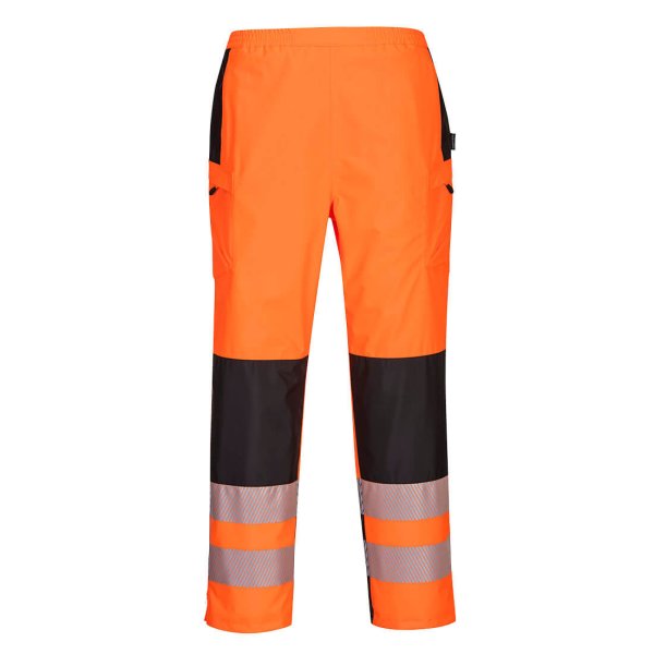 PW386 - PW3 Hi-Vis Women's Rain Trousers Orange/Black