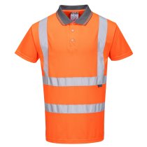 RT22 - Hi-Vis Polo Shirt S/S Orange