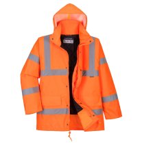 RT34 - Hi-Vis Breathable Winter Traffic Jacket Orange