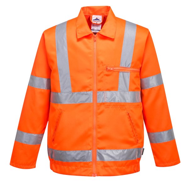 RT40 - Hi-Vis Polycotton Bomber Jacket Orange