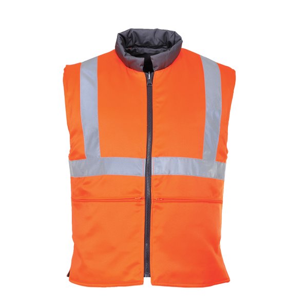 RT44 - Hi-Vis Reversible Bodywarmer Orange