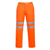 RT45 - Hi-Vis Polycotton Service Trousers Orange Tall