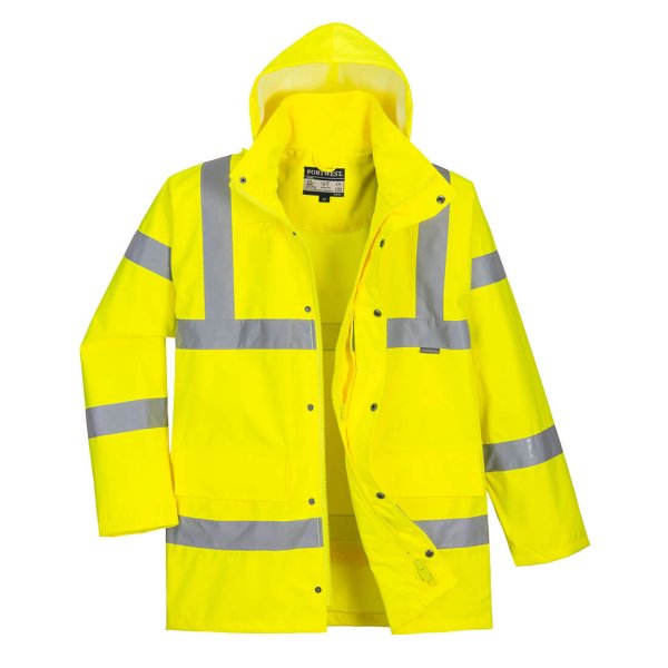 RT60 - Hi-Vis Breathable Rain Traffic Jacket Yellow