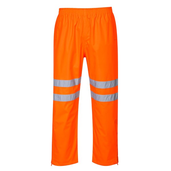 RT61 - Hi-Vis Breathable Rain Trousers Orange