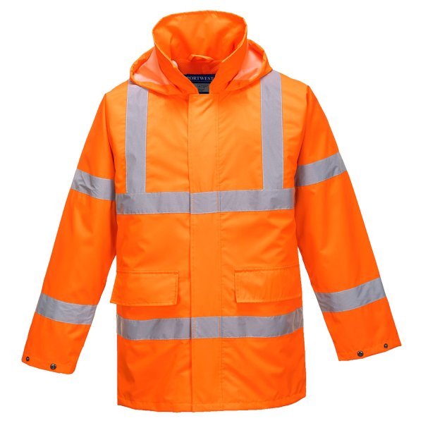 S160 - Hi-Vis Rain Lite Traffic Jacket Orange